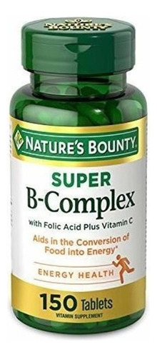 Complejo B De La Naturaleza Con Acido Folico Mas Vitamina C