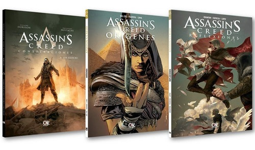 ** 3 Tomos Assassin ' S Creed ** Novela Grafica Comic