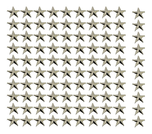 3 Set De 100 Remaches De Estrella Para Crear 3 Piezas