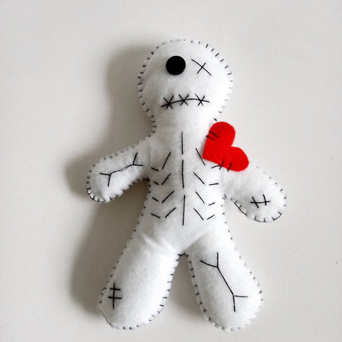Imagem 4 de 4 de Boneco Voodoo Vodu Vudu De Feltro