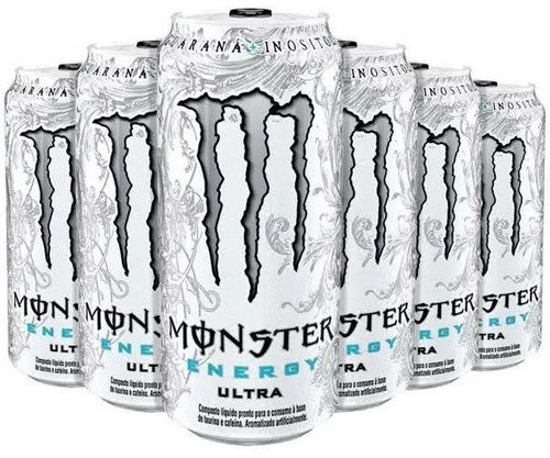 Energético Monster Ultra 473ml - 6 Unidades