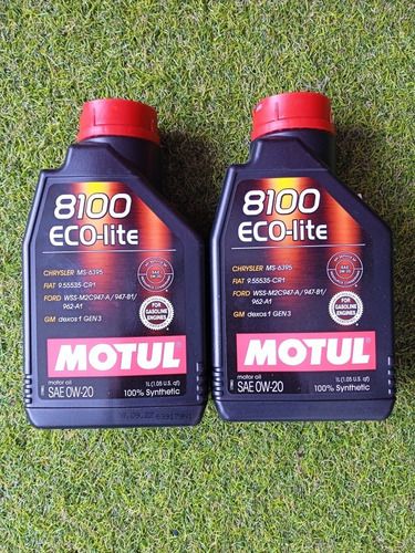 Aceite Motul 0w20 Sintético 