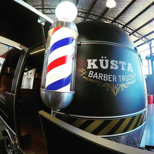 Trailer, Barber Truck, Peluqueria, Sala Belleza Maquillaje