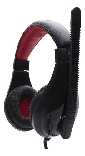 Auriculares gamer Noga Stormer NG-8620 negro y rojo