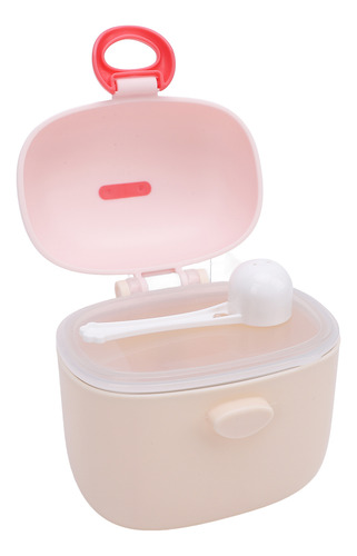Recipiente De Armazenamento De Leite Em Pó Rosa, Suporte Par