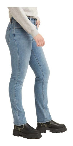 Imagen 4 de 4 de Pantalon Jeans Levis Mujer 724 High-rise Straight Original