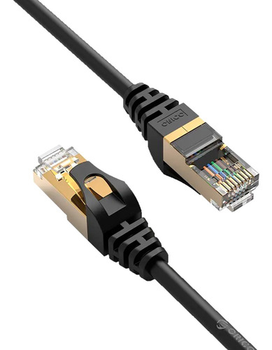 Cabo Rede Blindado 2m Patch Cord Ethernet Cat7 10gbps Orico