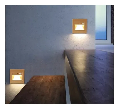 2×sensor Movimiento Llevó La Lámpara Escalera La