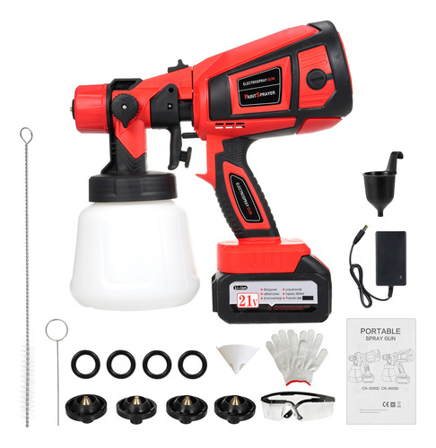 Y Pulverizador De Pintura Para Interiores, Pistola Y