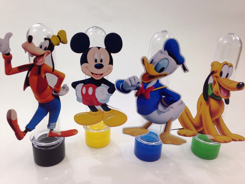 Imagem 1 de 1 de Kit 30 Tubetes Personalizado 3d - Turma Da Disney