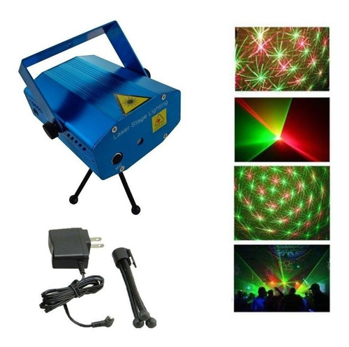 Proyector Apuntador Laser Portatil Luz Verde Roja Fiestas