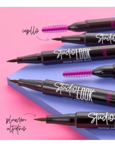 Set Cyzone Plumón De Ceja Wow Brow Duo + Labial Liquido