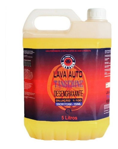 Shampoo Automotivo Tangerine Desengraxante Easytech 5l