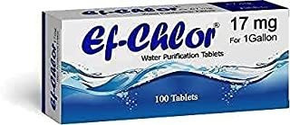 Ef-chlor Tabs De Purificación De Agua Gotas (17 Mg 100 Compr