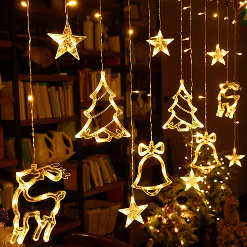 Navidad Cadena De Luces Led Navideñas Con Accesorio De