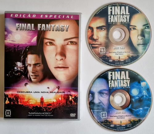 Dvd Final Fantasy Edição Especial Duplo Original