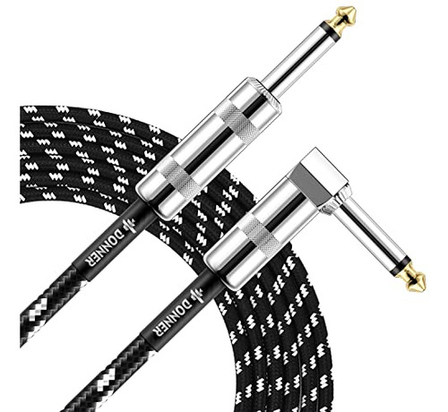 Cable De Guitarra Donner De 10 Pies, Cable Para Instrumentos