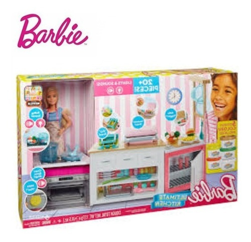 Barbie Playset Cocina De Lujo Con Luz Y Sonido | MercadoLibre