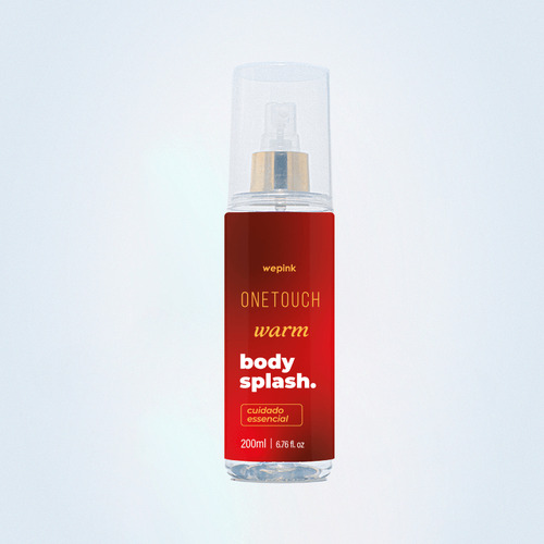 Body Splash One Touch Warm Desodorante Colônia 200ml - Wepin