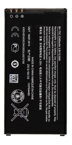 Bateria  Lumia 640 Microsoft Bv-t5c 2500 Mah 3,8 V Nokia Nue