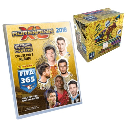 Pack Adrenalyn Fifa 365 2018 Caja De Cartas + Coleccionador.