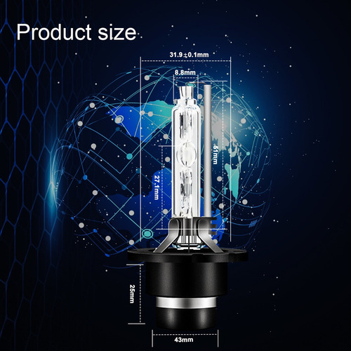 Faro Hid De Xenón Con Luz Alta/baja D2s 35w 6000k