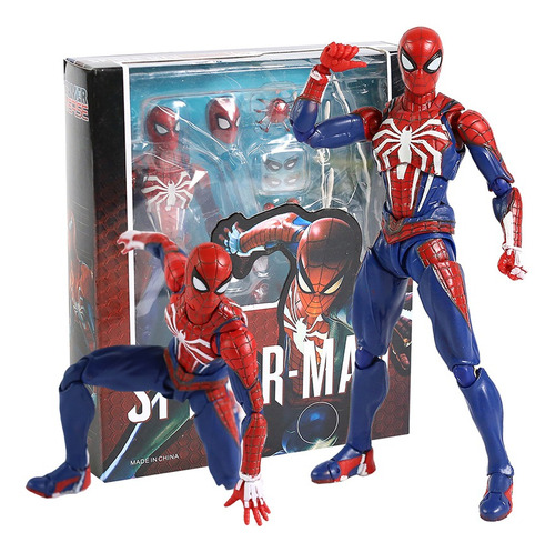 Figura Articulada De Spider Man Ps4 Game Edition Adorno | Cuotas sin interés