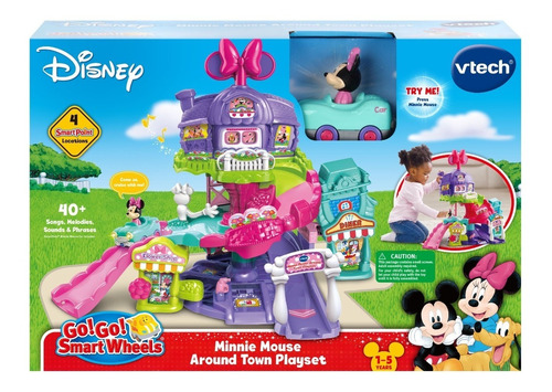 Vtech Go! Go! Playset Minnie Mouse Alrededor De La Ciudad