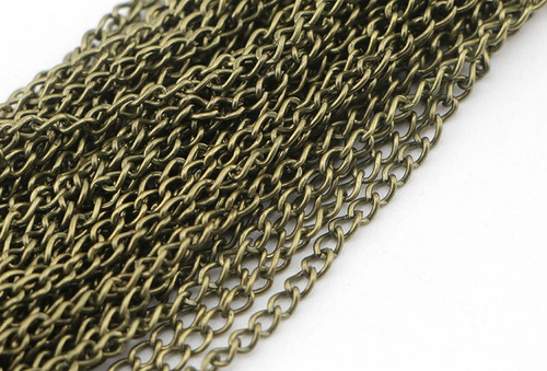 2 Cadenas Collar P/ Elaborar Diseño Artesanal Combo