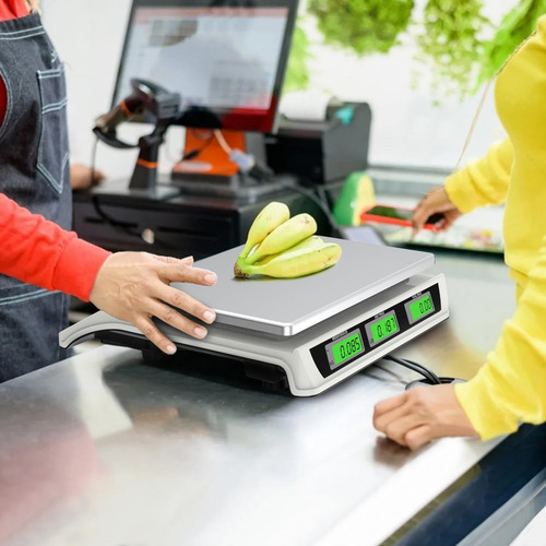 Bascula Digital 40 Kg Comercial Pantalla Lcd Función Tara AIYINSMART HG011