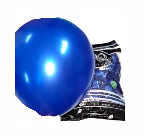 1 Bolsa De Globos Estándar #10 Color A Elegir Con 100 Globos