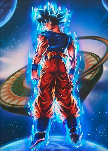 Póster Goku Dragon Ball Super Autoadhesivo 100x70cm #77