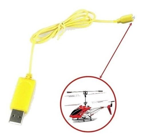 Cable Usb Para Cargar Helicópteros Chicos.