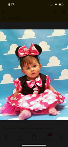 Disfraz Niña Minnie Mouse Baby Halloween 