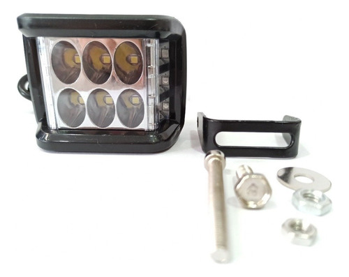 1 Exploradora 12 Led 12v 12w Blanco Federal Fijo Flasher