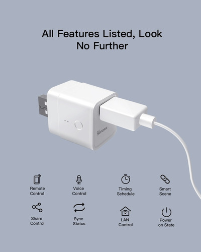 Imagen 4 de 8 de Sonoff Micro - Interruptor Usb Controlado Por Wifi