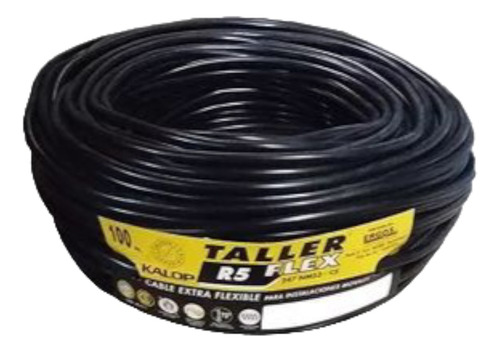 Cable Tipo Taller 2x1.5 Kalop X100m Normalizado Iram