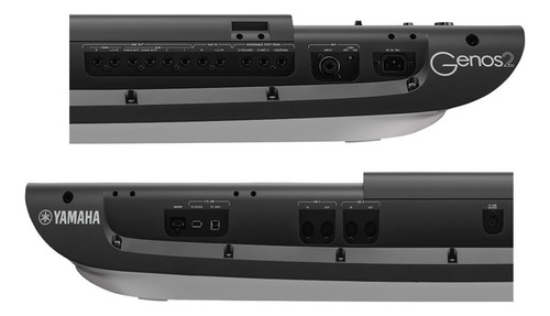 Estação de trabalho de teclado profissional Yamaha Genos2 1991 Voices Usb