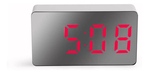 Reloj Eléctrico Digital Led De Sobremesa Con Alarma Electrón