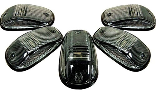 Recon 264145bk Smoked Cab Roof Lights 19992002 Dodge Truck 5