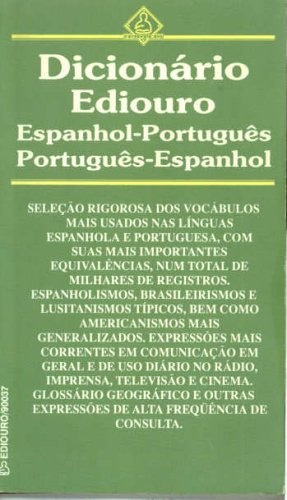 Dicionario Ediouro Espanhol Portugues Portugues Espanhol - A