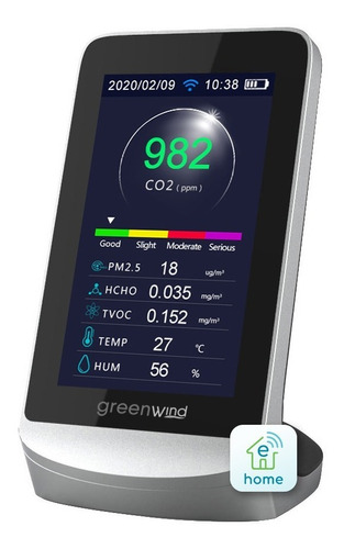 Monitor De Co2 Pro - Medidor De Calidad De Aire - Greenwind