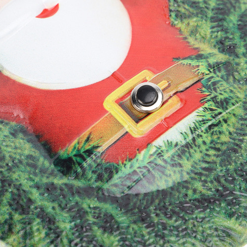 Timbre Decorativo Navideño Con Adorno De Papá Noel