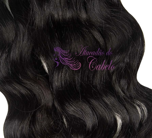 Cabelo Humano Ondulado Natural 50cm - 100g Envio Imediato