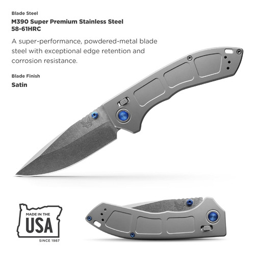 Faca Benchmade 748 Narrows Titânio M390