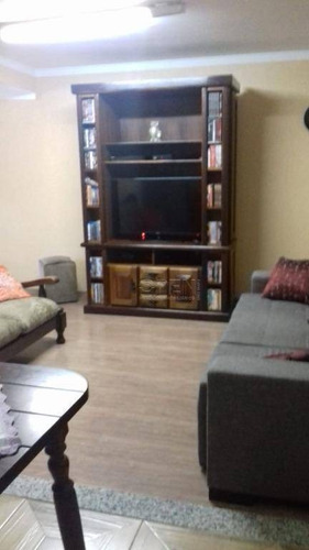 Sobrado Com 3 Dormitórios À Venda, 256 M² Por R$ 695.000,00 - Campestre - Santo André/sp - So1729