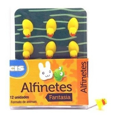 Alfinetes Decorativos Cis Fantasia Abelha Estojo Com 12 Unds