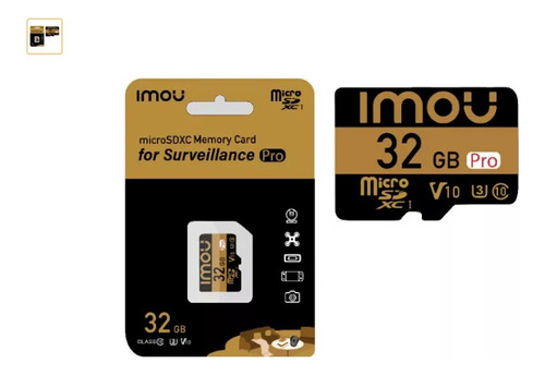 Memoria Micro Sd 32gb Hc Imou Pro Class 10 V10 Video Camara