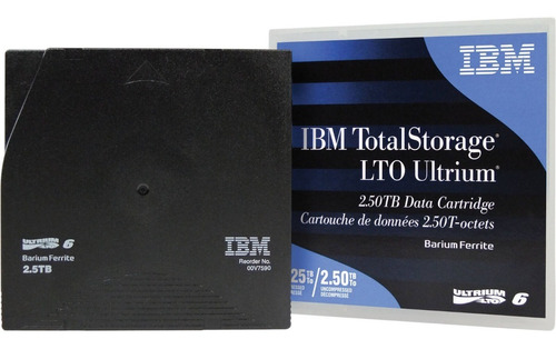 Fita Capacidade Ibm Lto6 2.5/6,25tb 00v7590 @