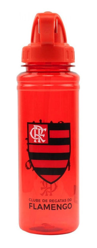 Garrafa Canudo Retrátil 700ml - Flamengo